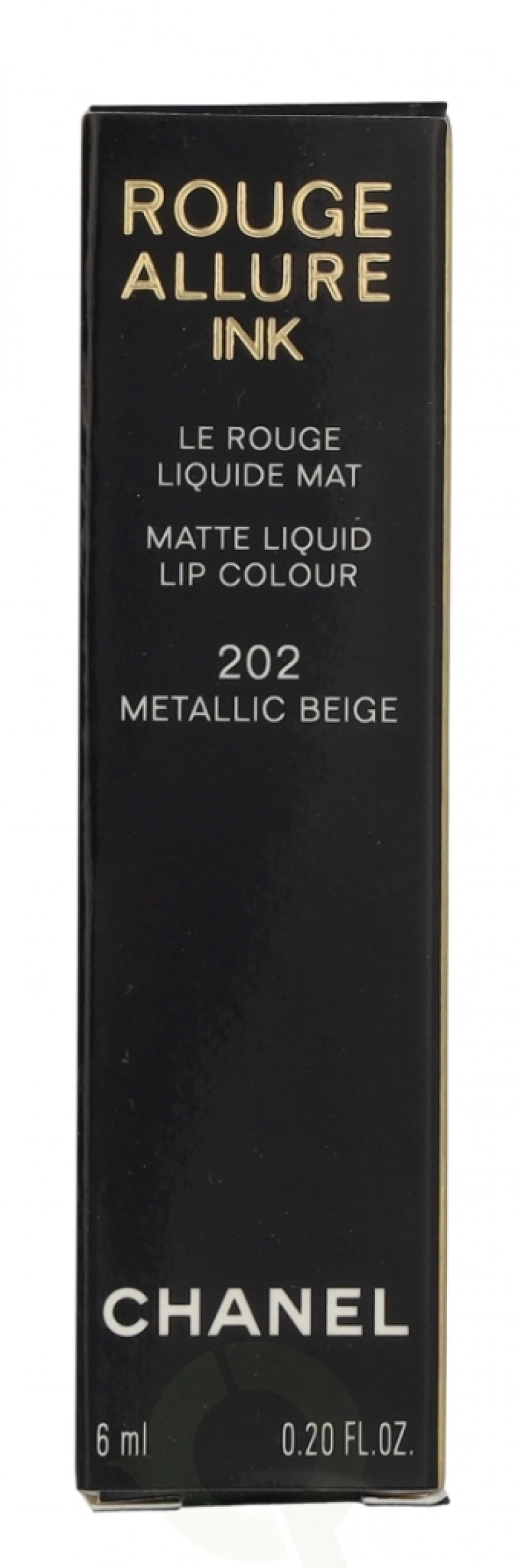 Chanel Rouge Allure Ink Matte Liquid Lip Colour 6 ml #202 Metallic Beige