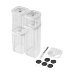 Zwilling Fresh & Save, CUBE Set - transparant-wit - S / 6-delig