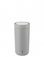 Stelton To-Go Click Vacuüm Geïsoleerde Beker 0,4 L (Lichtgrijs)
