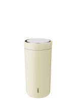 Stelton To-Go Click Vacuüm Geïsoleerde Beker 0,4 L (Geelgeel)