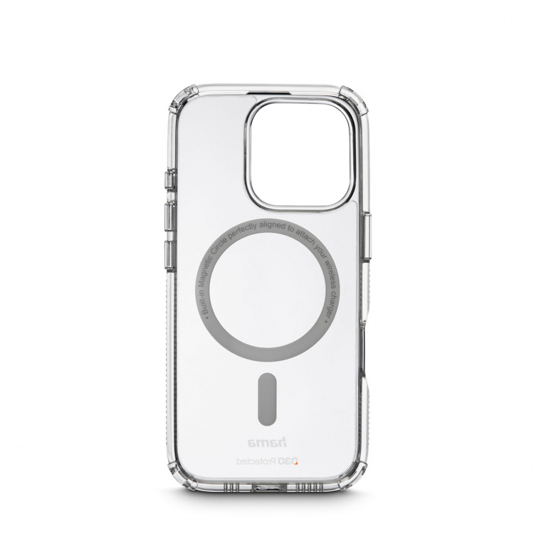 Hama Mobilskal Extreme Protect iPhone 16 Pro MagFodral Transparent