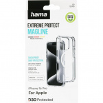 Hama Mobilskal Extreme Protect iPhone 16 Pro MagFodral Transparent
