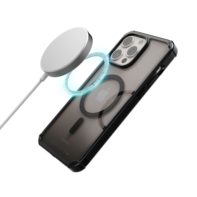 Hama Mobilskal Extreme Protect iPhone 16 Pro Max MagFodral Svart