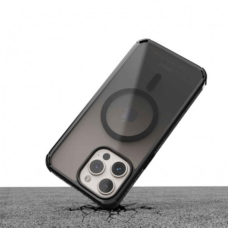 Hama Mobilskal Extreme Protect iPhone 16 Pro Max MagFodral Svart