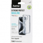 Hama Mobilskal Extreme Protect iPhone 16 Pro Max MagFodral Transparent