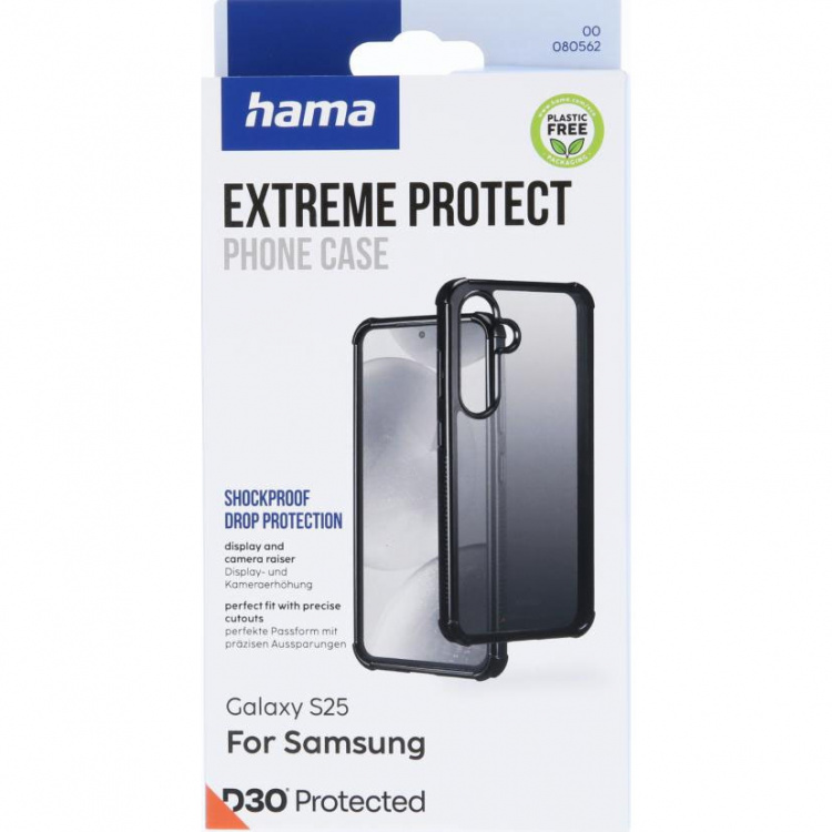 Hama Mobilskal Extreme Protect Samsung Galaxy S25 Svart
