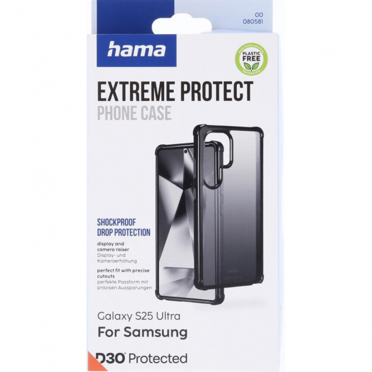 Hama Mobilskal Extreme Protect Samsung Galaxy S25 Ultra Svart