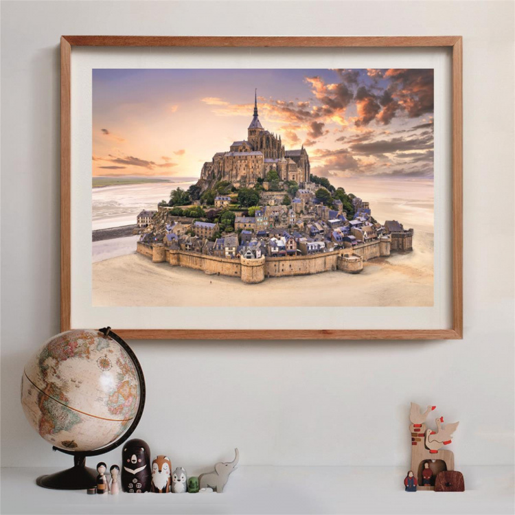 Clementoni Pussel 1500 Pcs CB High Quality Collection The Mont Saint-Michel Rising