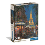 Clementoni Pussel 500 Pcs CB High Quality Collection Night of the Eiffel Café