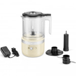 KitchenAid Cordless chopper 1,19 liter Almond cream