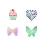 Onsala Charms Pimp Your Phone Metall och Plast 4-Pack Onsala Charms Pimp Your Phone Metall och Plast 4-Pack