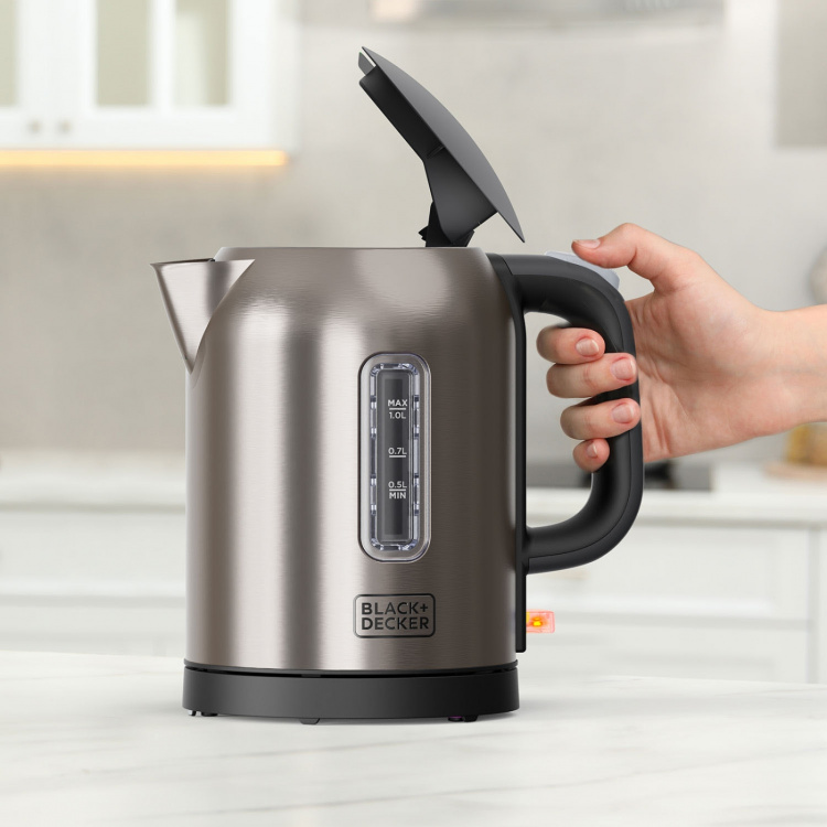 BLACK+DECKER Vattenkokare 1L 2200W Borstat Stål