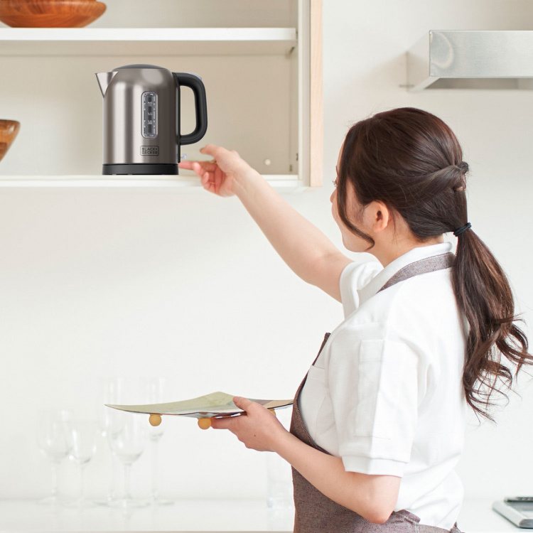 BLACK+DECKER Vattenkokare 1L 2200W Borstat Stål