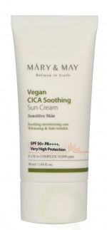 Mary & May Cica Soothing Sun Cream SPF50+ 50 ml Sensitive Skin