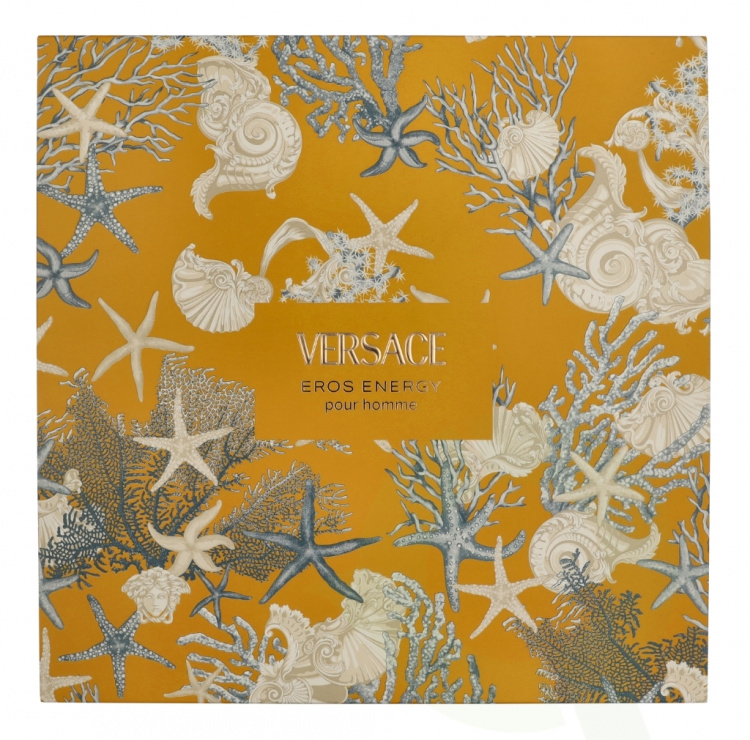Versace Eros Energy Giftset 250 ml Edp Spray 100ml/Bath & Shower Gel 150ml/Mini