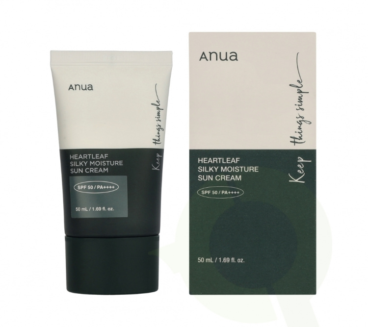 Anua Heartleaf Silky Moisture Sun Cream SPF50+ PA++++ 50 ml