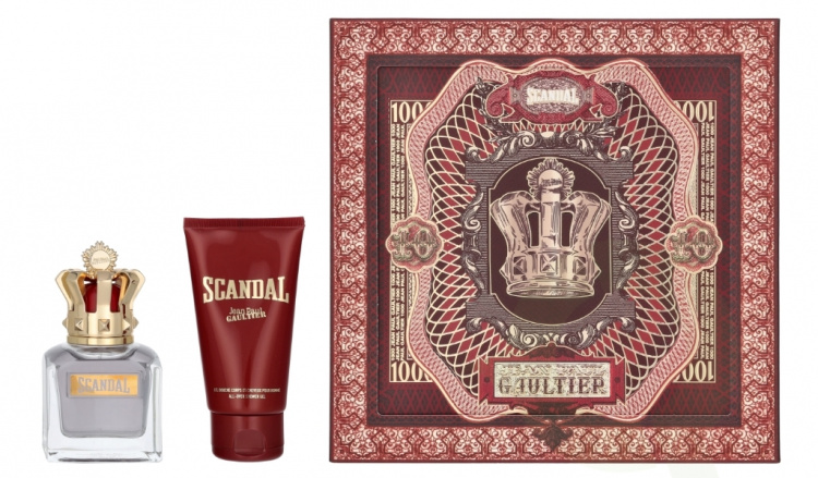 Jean Paul Gaultier Scandal Pour Homme Giftset 125 ml Edt Spray 50ml/All-Over Shower Gel 75ml