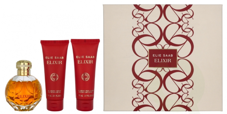 Elie Saab Elixir Giftset 250 ml Edp Spray 100 ml/ Body Lotion 75 ml/ Shower Gel 75 ml
