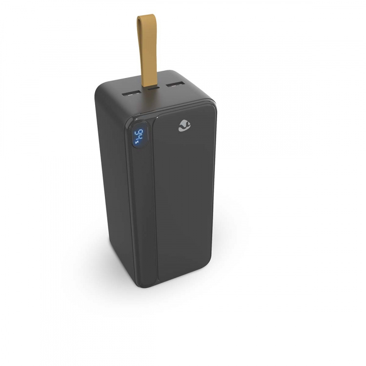 Nedis Powerbank | 30000 mAh | 1.5 / 1.67 / 2.0 / 2.22 / 3.0 A | Outputs: 3 | Output: 1x USB-C™ / 2x USB-A | Inputs: 1x USB-C™ | PD3.0 20W | Lithium-Polymeer | Display