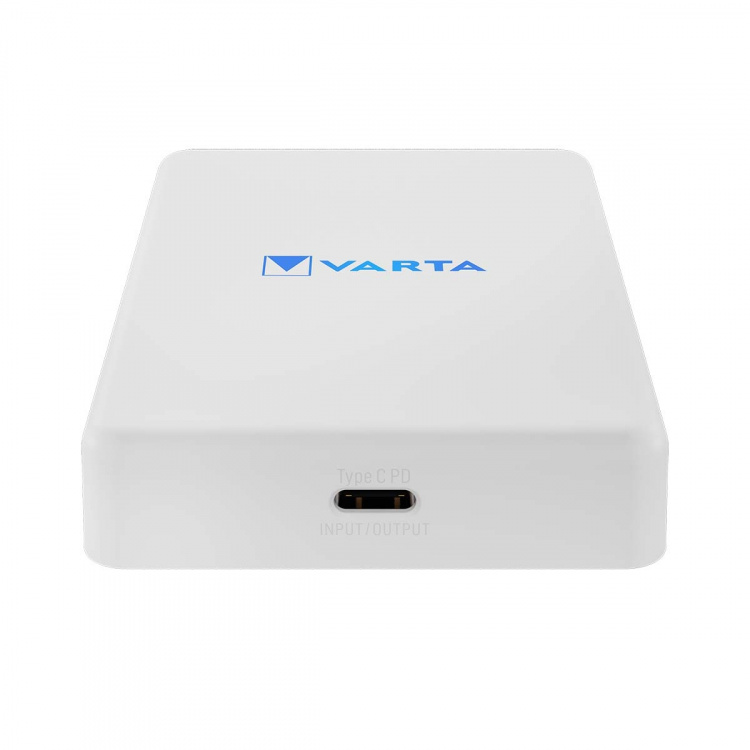 Varta Mag Pro Draadloze Power Bank 5.000mAh - Editie Wit