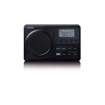 Lenco MPR-035BK Compacte Draagbare FM Radio met LCD Scherm Zwart