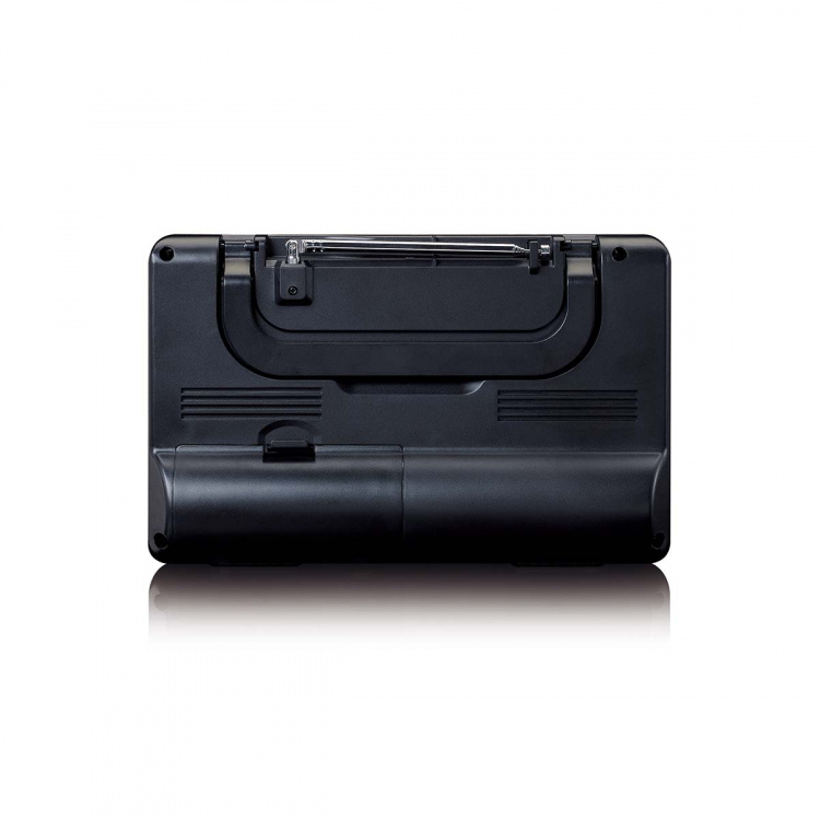 Lenco MPR-035BK Compacte Draagbare FM Radio met LCD Scherm Zwart