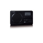 Lenco MPR-035BK Compacte Draagbare FM Radio met LCD Scherm Zwart