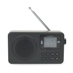 Nedis FM-Radio | Draagbaar Model | FM | Accu gevoed / USB Gevoed | Digitaal | 2 W | Scherm grootte: 1.77 