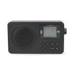 Nedis FM-Radio | Draagbaar Model | FM | Accu gevoed / USB Gevoed | Digitaal | 2 W | Scherm grootte: 1.77 