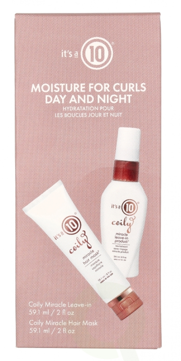 It\'s a 10 Coily Moisture Duo Set 118.2 ml Leave-in 59,1ml/Mask 59,1ml