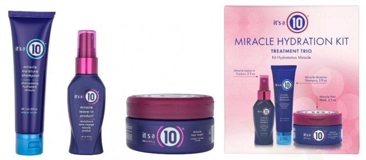 It\'s a 10 Miracle Hydration Set 358.2 ml Shampoo 59,1ml/Mask 240ml/Leave-in 59,1ml