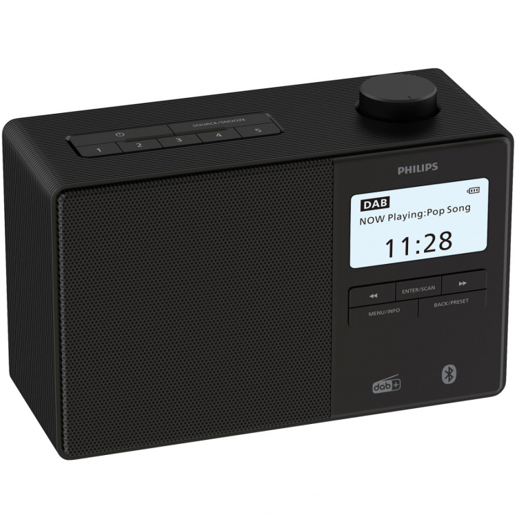 Philips Radio DAB+/FM Bluetooth TAR5600/10 Svart Philips Radio DAB+/FM Bluetooth TAR5600/10 Svart