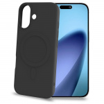 Celly Cromomag Soft rubber case MagSafe-kompatibelt iPhone 17 Pro Svart
