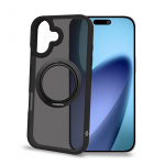Celly Magstand MagSafe-kompatibelt skal med ringhållare iPhone 17 Svart