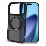 Celly Magstand MagSafe-kompatibelt skal med ringhållare iPhone 17 Pro Svart