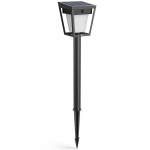 Philips Nissa Piedestal Solcell LED 250/20lm Svart Philips Nissa Piedestal Solcell LED 250/20lm Svart