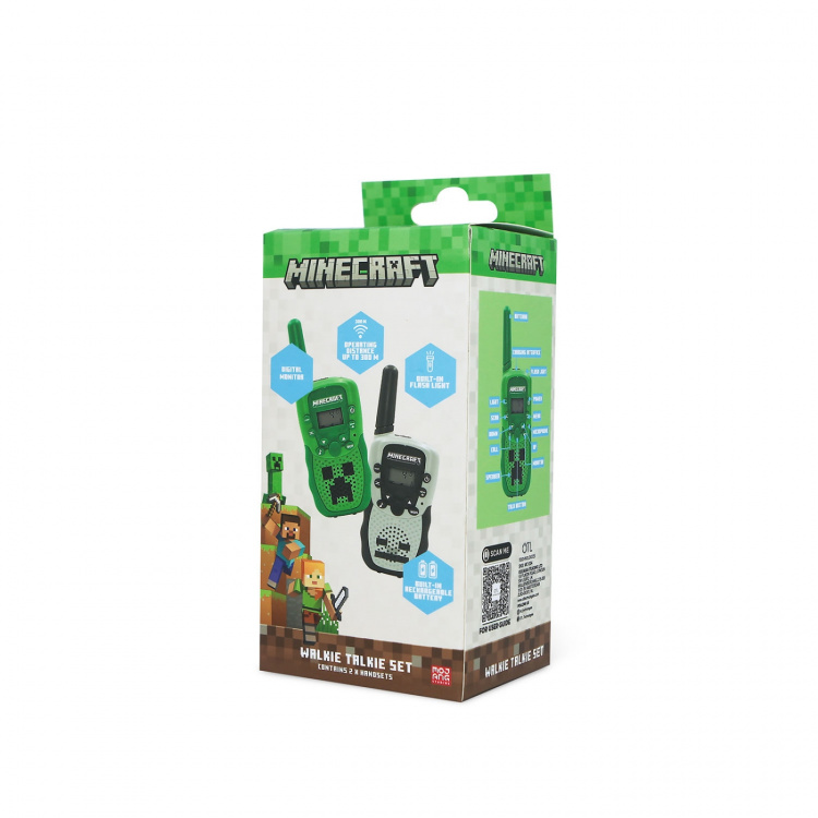 MINECRAFT Walkie Talkie Minecraft Digital LCD LED 1000m