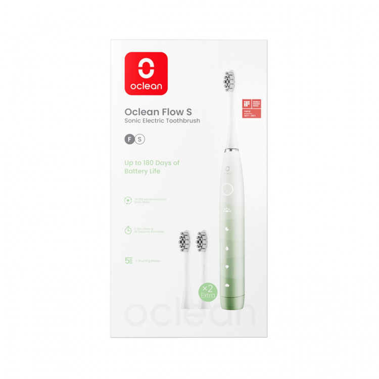 Oclean Elektrisk Tandborste Flow S 20 Grön Oclean Elektrisk Tandborste Flow S 20 Grön