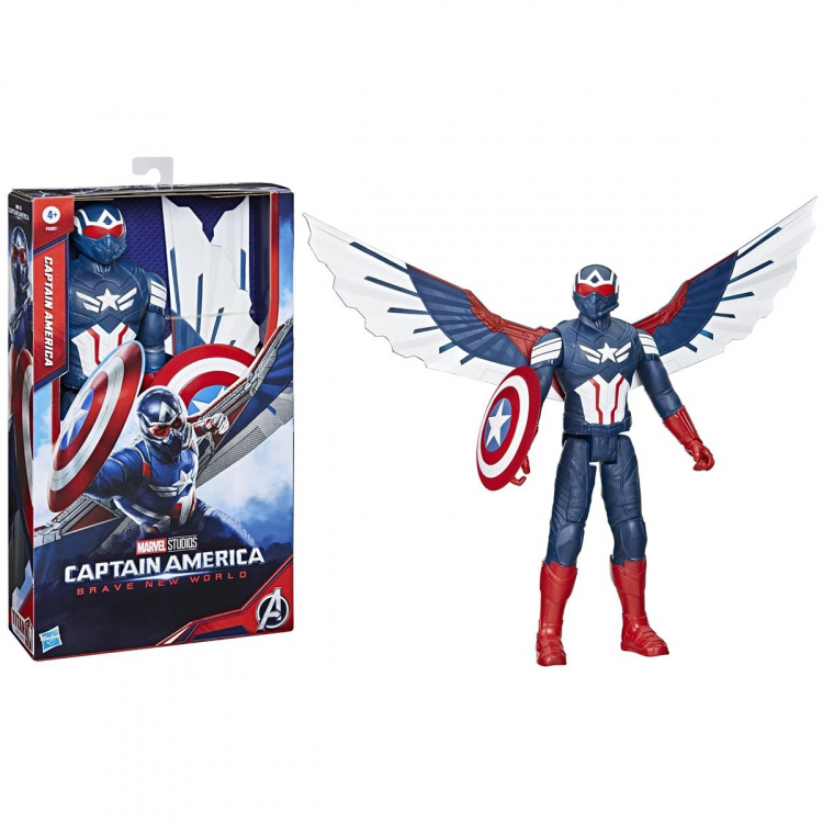 Marvel Avengers Titan Hero 12 Inch Deluxe Figure Captain America NWO