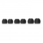 Hama Ersättningsöronkuddar Silicone 6-Pack Svart Hama Ersättningsöronkuddar Silicone 6-Pack Svart