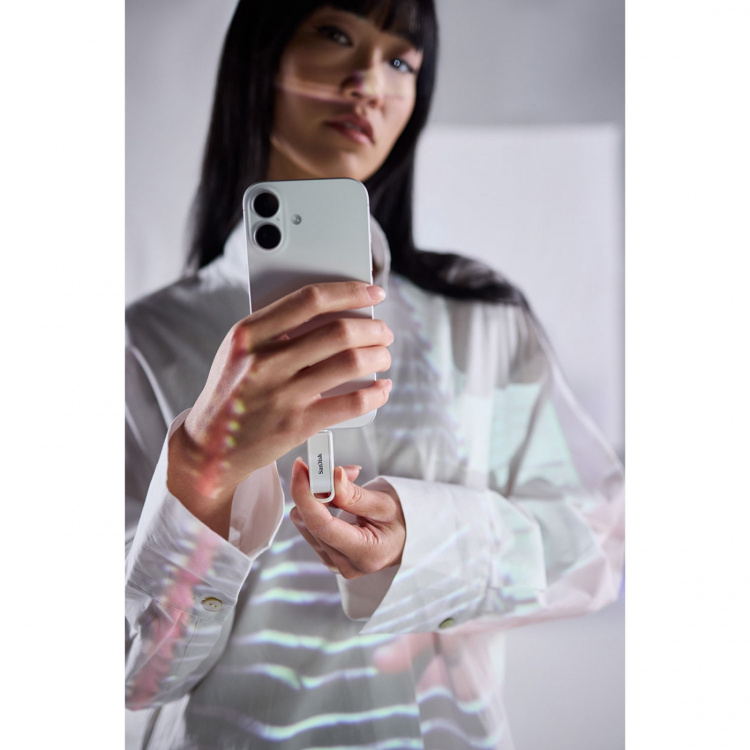 SanDisk USB-minne Phone Drive USB-C128GB Arktisk Vit