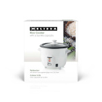 MELISSA Rijstkoker | 0,6 l | 300 W | Anti-aanbaklaag | Uitneembare kom | Stoommandje | Warmhoudfunctie | Automatische uitschakeling | Wit MELISSA Rijstkoker | 0,6 l | 300 W | Anti-aanbaklaag | Uitneembare kom | Stoommandje | Warmhoudfunctie | Automatische uitschakeling | Wit