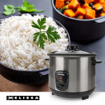 MELISSA Rijstkoker | 1,5 l | 500 W | Anti-aanbaklaag | Uitneembare kom | Stoommandje | Warmhoudfunctie | Automatische uitschakeling MELISSA Rijstkoker | 1,5 l | 500 W | Anti-aanbaklaag | Uitneembare kom | Stoommandje | Warmhoudfunctie | Automatische uitschakeling