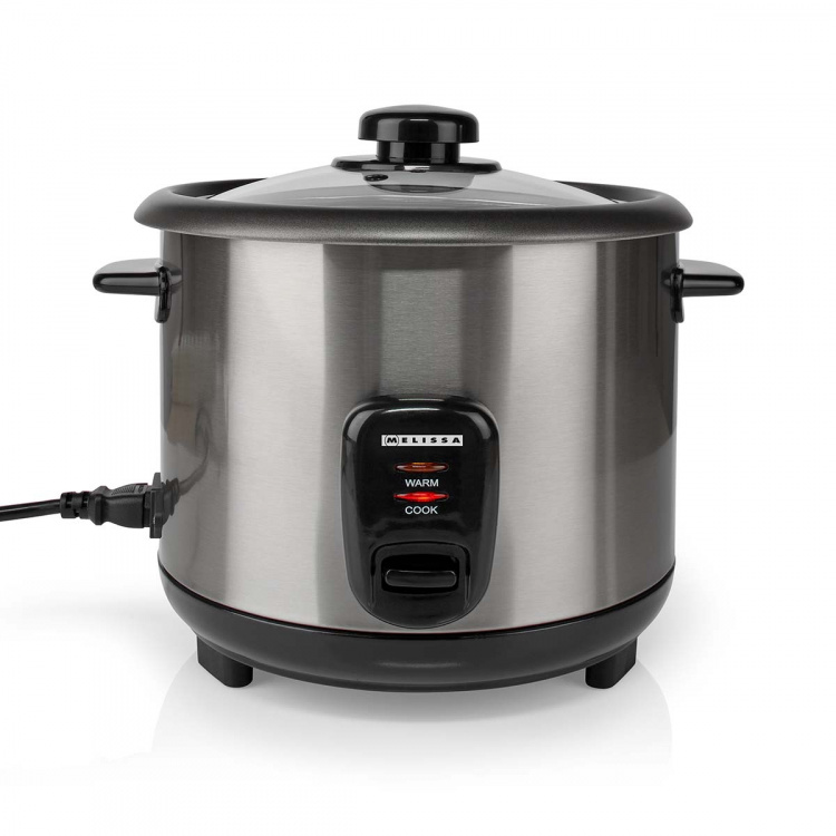 MELISSA Rijstkoker | 1,5 l | 500 W | Anti-aanbaklaag | Uitneembare kom | Stoommandje | Warmhoudfunctie | Automatische uitschakeling MELISSA Rijstkoker | 1,5 l | 500 W | Anti-aanbaklaag | Uitneembare kom | Stoommandje | Warmhoudfunctie | Automatische uitschakeling
