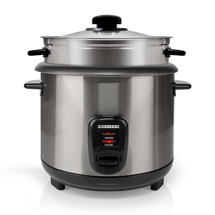 MELISSA Rijstkoker | 1,5 l | 500 W | Anti-aanbaklaag | Uitneembare kom | Stoommandje | Warmhoudfunctie | Automatische uitschakeling MELISSA Rijstkoker | 1,5 l | 500 W | Anti-aanbaklaag | Uitneembare kom | Stoommandje | Warmhoudfunctie | Automatische uitschakeling