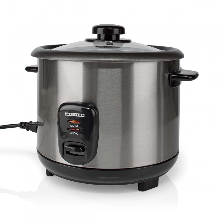 MELISSA Rijstkoker | 1,5 l | 500 W | Anti-aanbaklaag | Uitneembare kom | Stoommandje | Warmhoudfunctie | Automatische uitschakeling MELISSA Rijstkoker | 1,5 l | 500 W | Anti-aanbaklaag | Uitneembare kom | Stoommandje | Warmhoudfunctie | Automatische uitschakeling