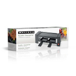 MELISSA Raclette / Gourmetstel | 2 Personen | 400 W | 23 x 10 cm | Anti-aanbaklaag