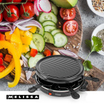 MELISSA Raclette / Gourmetstel | 6 personen | 800 W | Ø 29 cm | Anti-aanbaklaag
