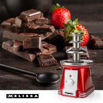 MELISSA Chocoladefontein | 90 B | 32 cm | 3 Metalen niveaus | Rood / Wit