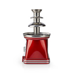 MELISSA Chocoladefontein | 90 B | 32 cm | 3 Metalen niveaus | Rood / Wit